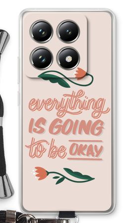 Optimistic flower girl