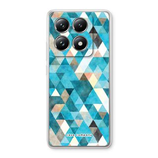 Coloured triangles blue