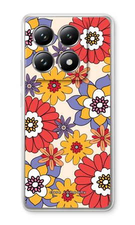 Retro Flowers - Yellow