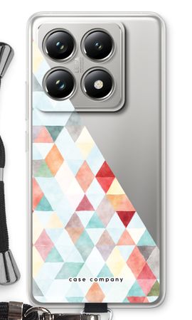 Coloured triangles pastel