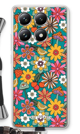 Retro Flowers N°2 - Blue