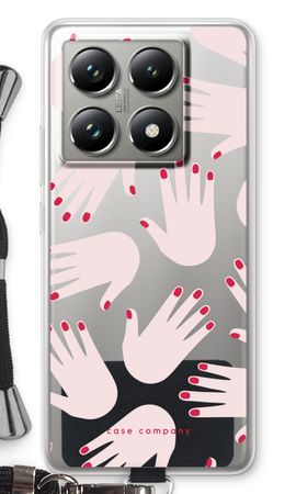 Hands pink