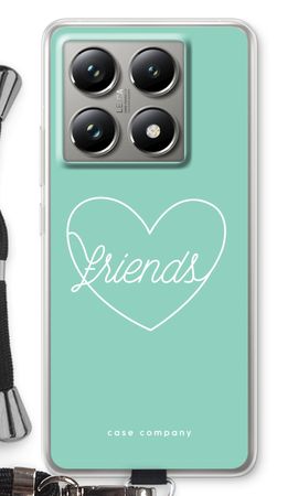 Friends heart pastel