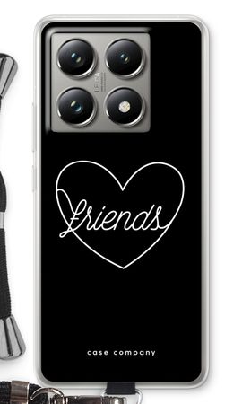 Friends heart black