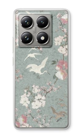 Blüte der japanischen Kranichvögel