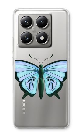 Blauer Schmetterling