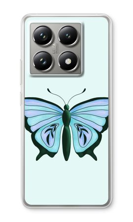 Blauer Schmetterling