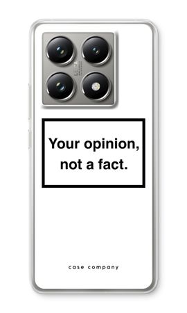 Your opinion