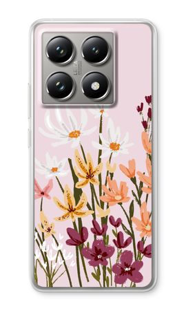 Painted wildflowers