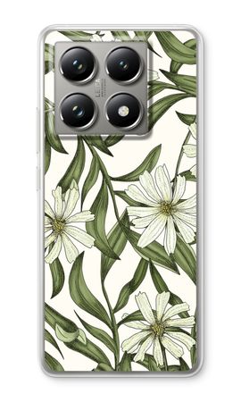 White flower pattern