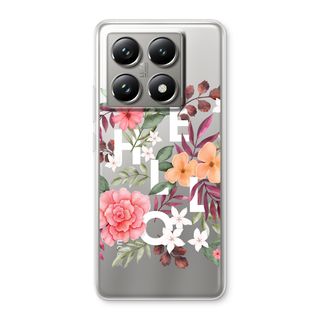 Hello in flowers