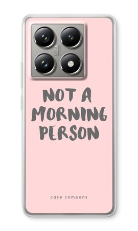 Morning person