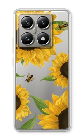 Sunflower and bees