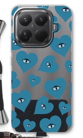 Blue heart eyes