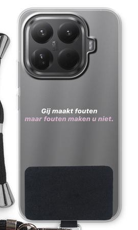 Fouten maken u niet
