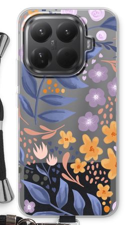 Flowers with blue leaves