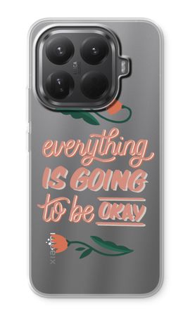 Optimistic flower girl