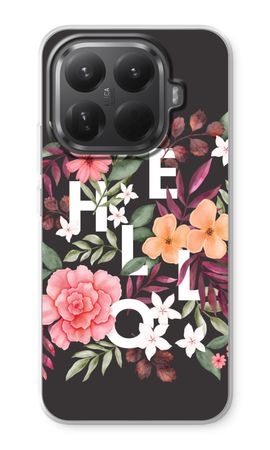 Hello in flowers