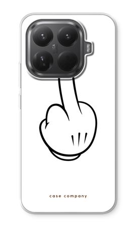 Mittelfinger weiß