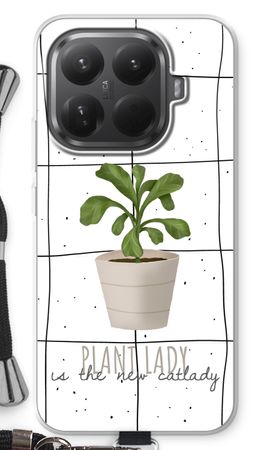 Houseplant on windowpane