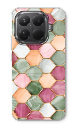 Hexagons in stained glass