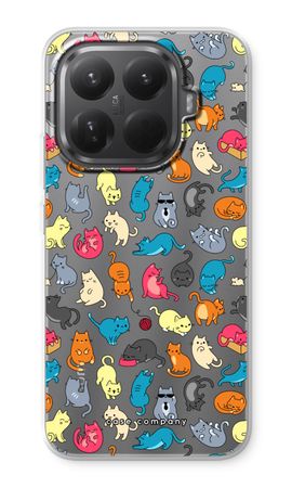 Colourful cats