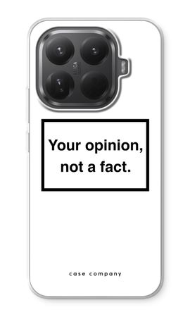 Your opinion