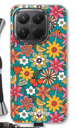 Retro Flowers N°2 - Blue