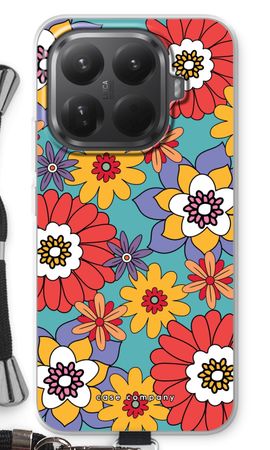Retro Flowers - Blue