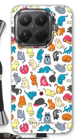 Colourful cats