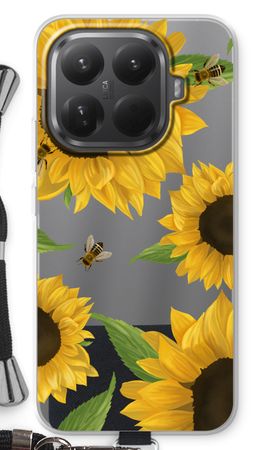 Sunflower and bees