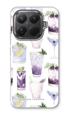 Violet cocktails