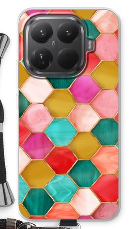 Hexagons in stained glass