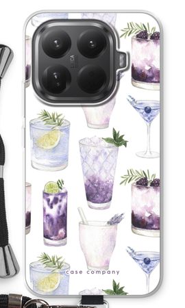 Violet cocktails