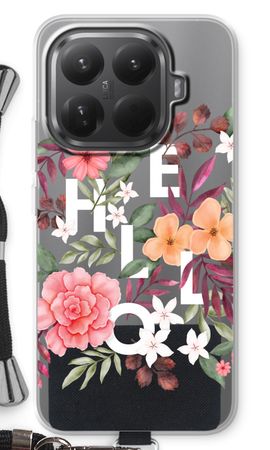 Hello in flowers