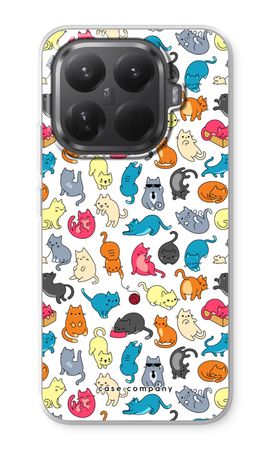 Colourful cats