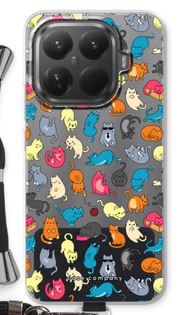 Colourful cats