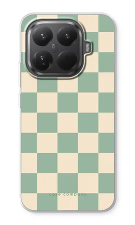 Checkered Mint, Mehki ovitek Xiaomi 15T Pro