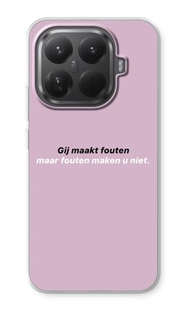 Fouten maken u niet