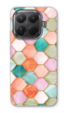 Hexagons in stained glass
