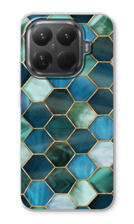 Hexagons in stained glass