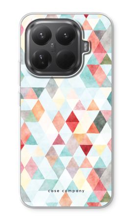 Coloured triangles pastel