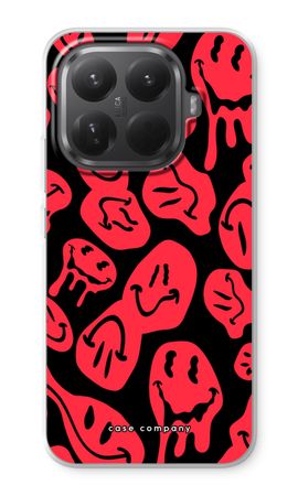 Schmelzender Smiley - Rot