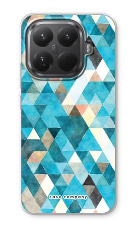 Coloured triangles blue