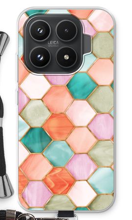 Hexagons in stained glass