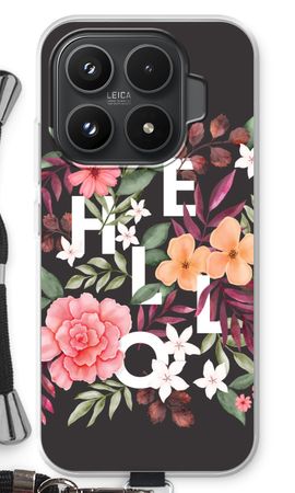 Hello in flowers