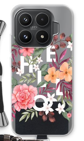 Hello in flowers