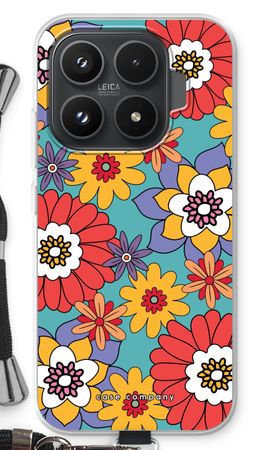 Retro Flowers - Blue