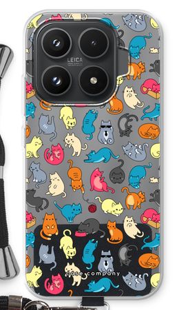 Colourful cats