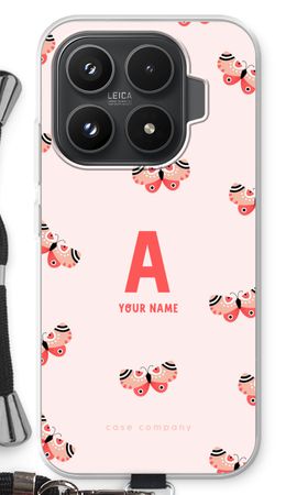 Rosy Butterflies Monogram